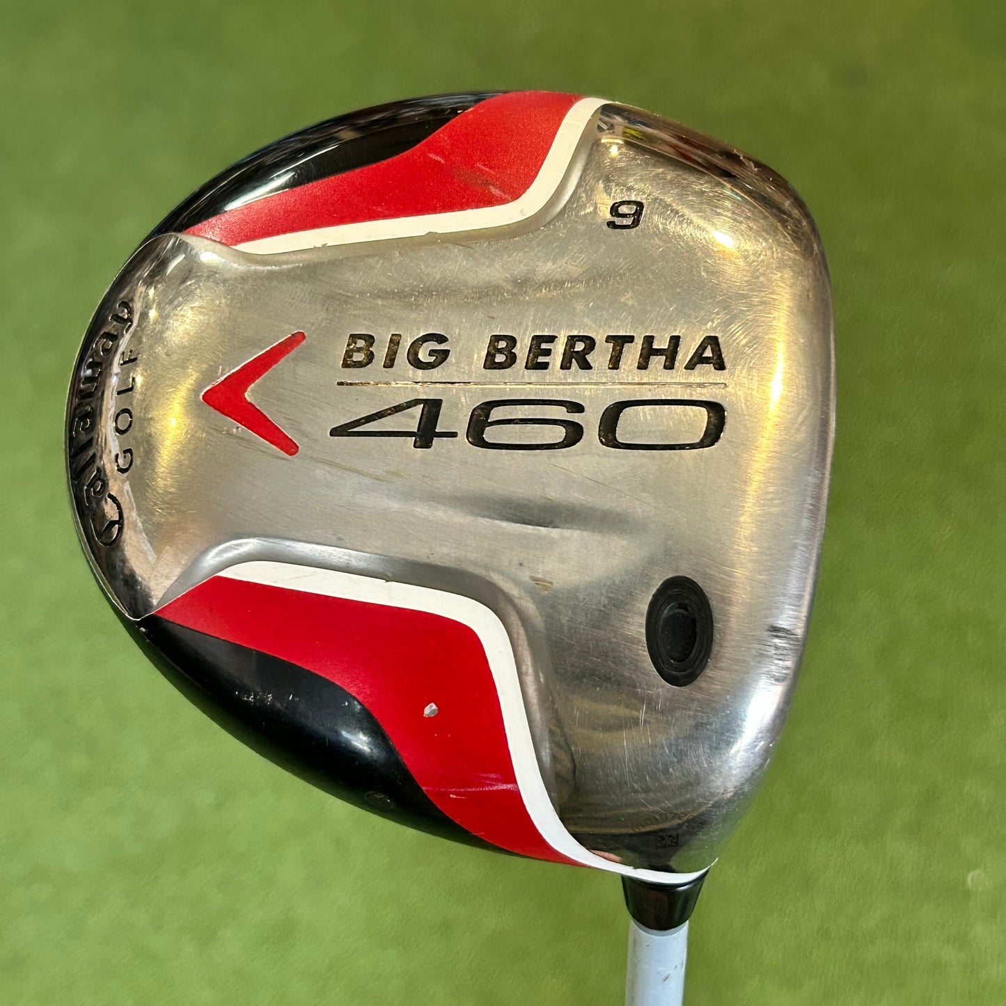 RH Callaway Big Bertha 460 Driver (9). Stiff Flex.