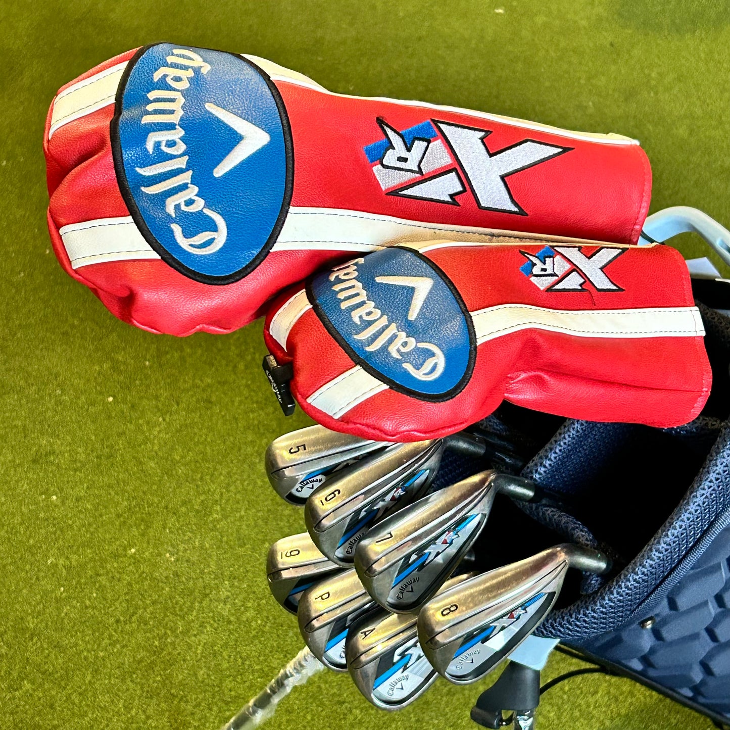 RH Callaway XR 16 / XR Complete Set (Clubs Only). Stiff Flex.