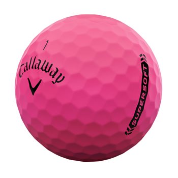 Callaway Supersoft Matte Pink Used Golf Balls - 1 Dozen