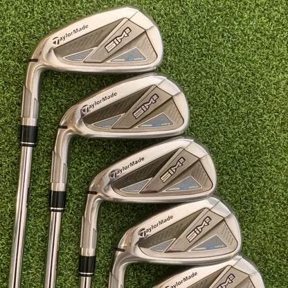 LH Taylormade Sim 2 Max Iron Set (5-PW, AW). Regular Flex.