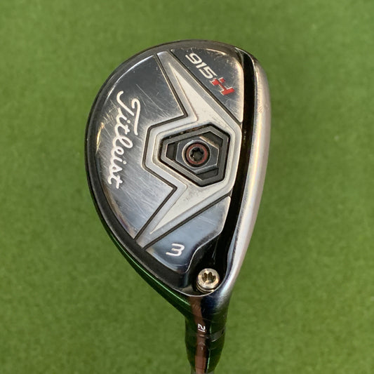 RH Titleist 915H 3 Hybrid. Stiff Flex.