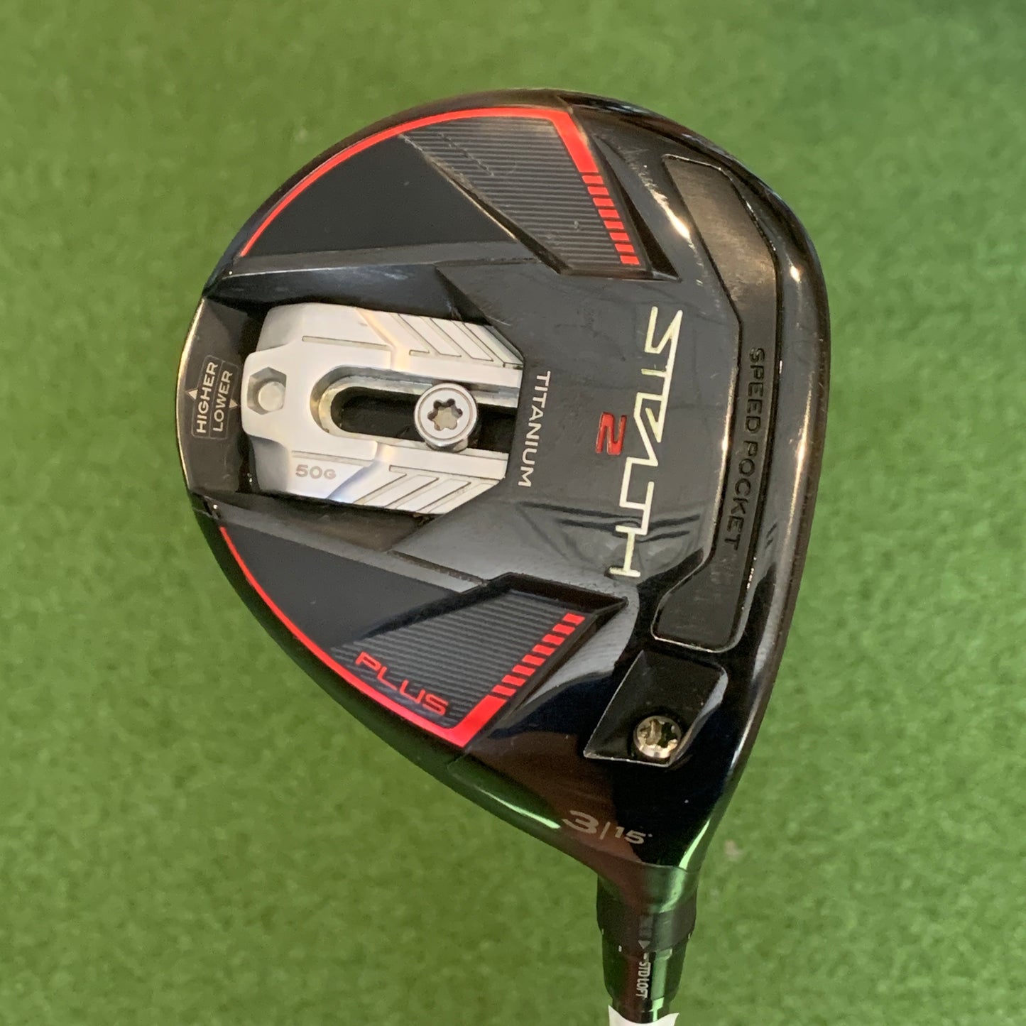 RH Taylormade Stealth 2 Plus 3 Wood. Stiff Flex.