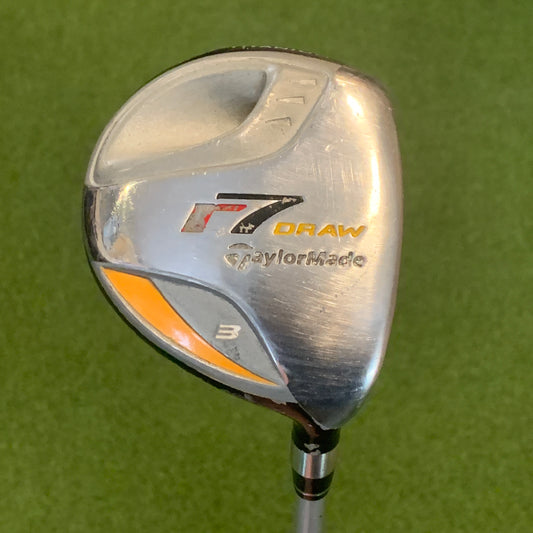 RH Taylormade R7 Draw 3 Wood. Stiff Flex.