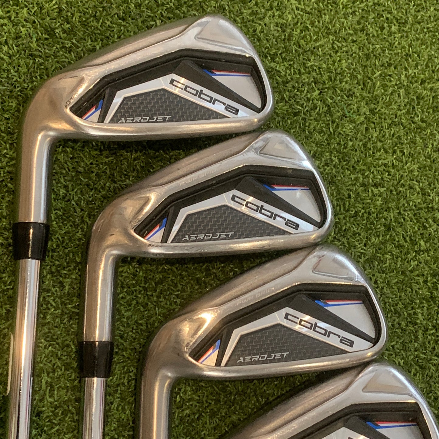 LH Cobra Aerojet Iron Set (5-PW). Stiff Flex.