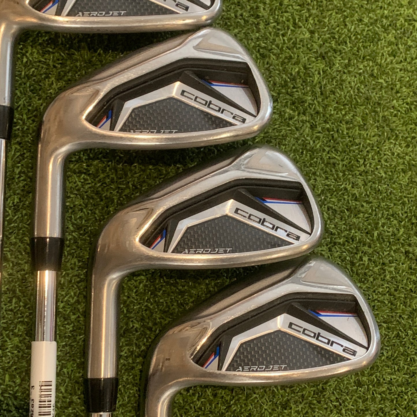 LH Cobra Aerojet Iron Set (5-PW). Stiff Flex.