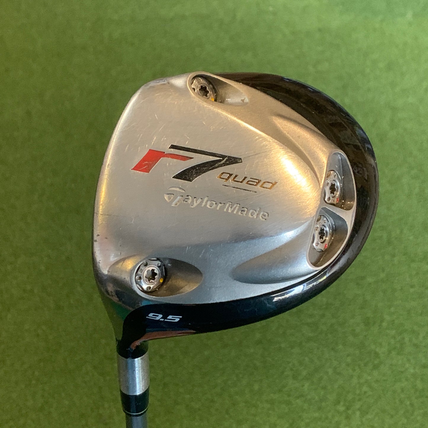 LH Taylormade R7 Quad Driver (9.5). Stiff Flex.