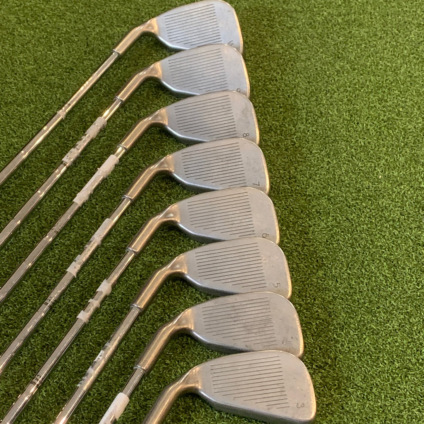 RH Ping Zing Karsten Iron Set (3-W). Regular Flex.