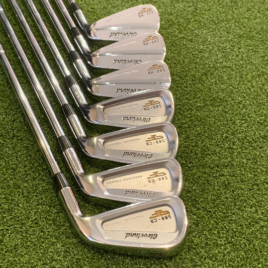 RH Cleveland 588 Forged Combo Iron Set (4-PW). Stiff Flex Steel.