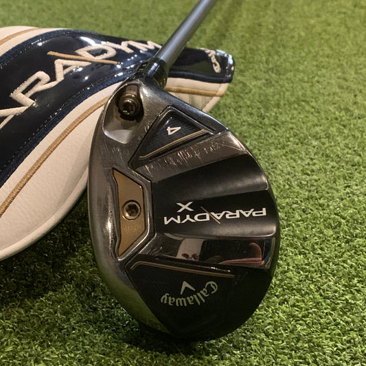 RH Callaway Paradym X 4 Hybrid. Regular Flex.