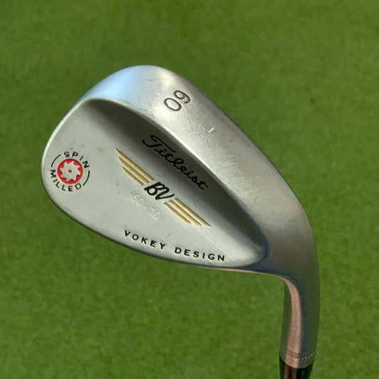 RH Titleist Vokey Spin Milled Wedge (60). Wedge Flex Steel.