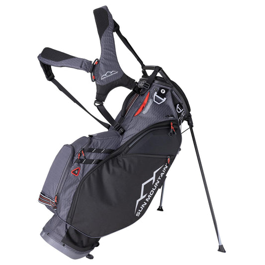 NEW Sun Mountain 4.5 LS 14 Way Stand Bag - Black/Grey