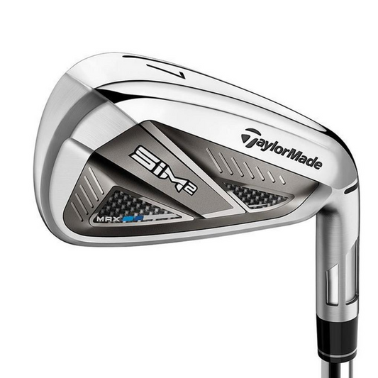 LH Taylormade Sim 2 Max Iron Set (5-PW, AW). Regular Flex.